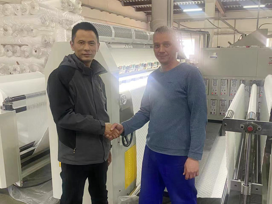 土耳其客戶購買超聲波縫綻機